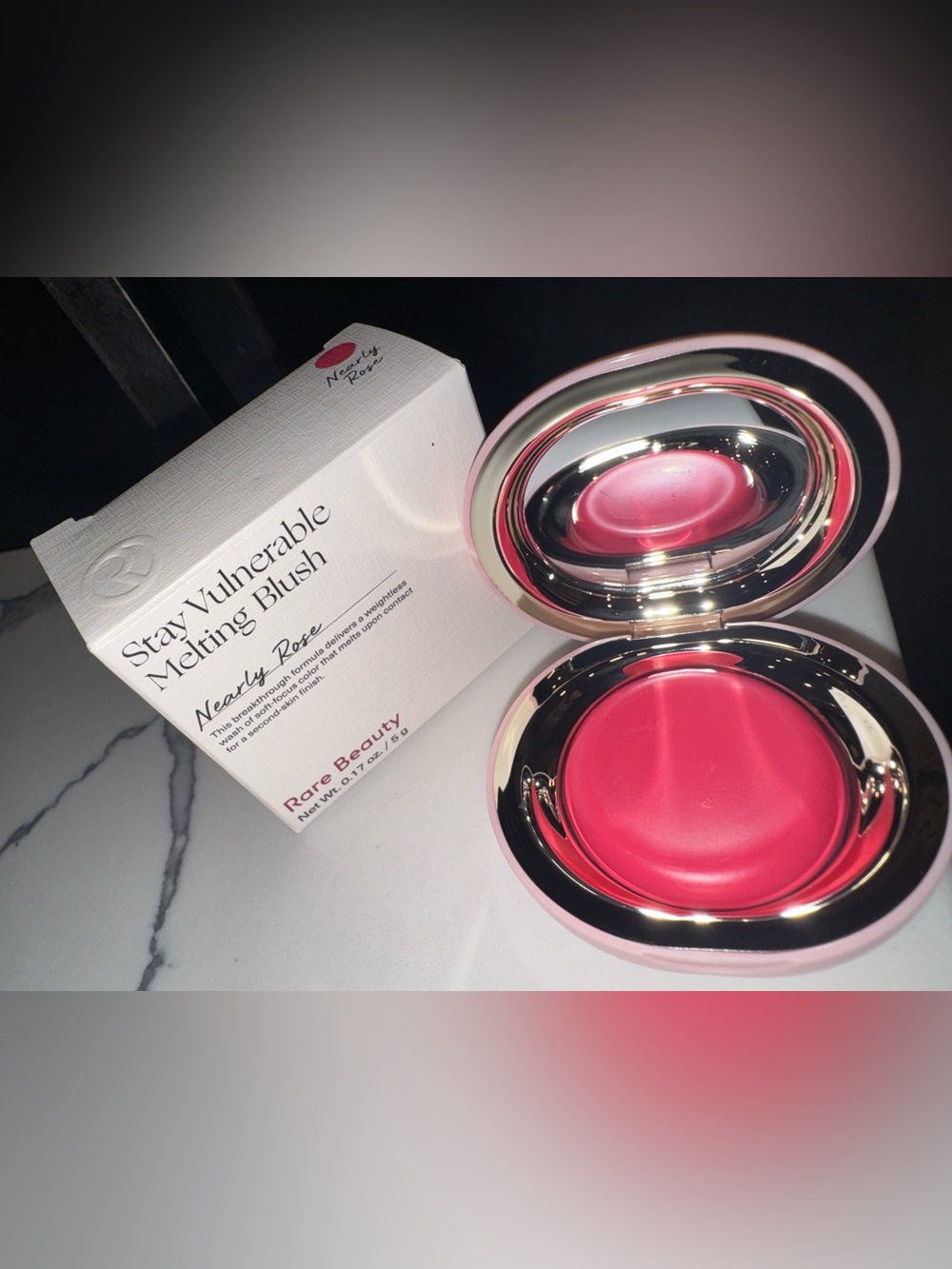 Rare Beauty Stay Vulnerable Melting Cream Blush-Shade NEARLY ROSE